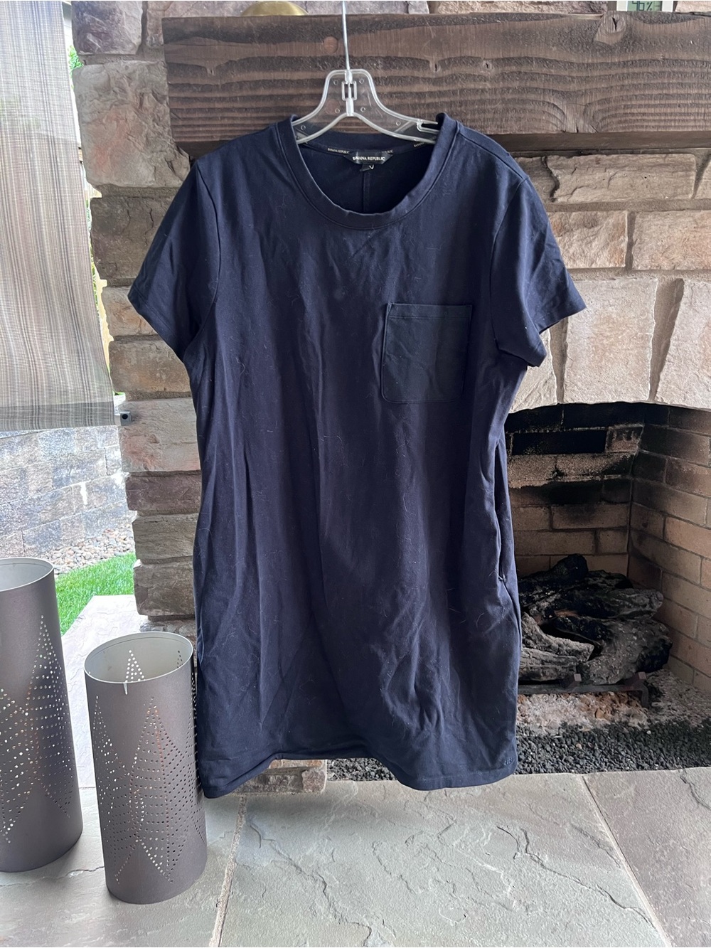 Classic Women’s Pocket Crewneck T-Shirt Dress